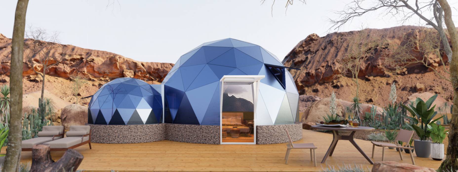 尚志市球形智能光伏玻璃星空房